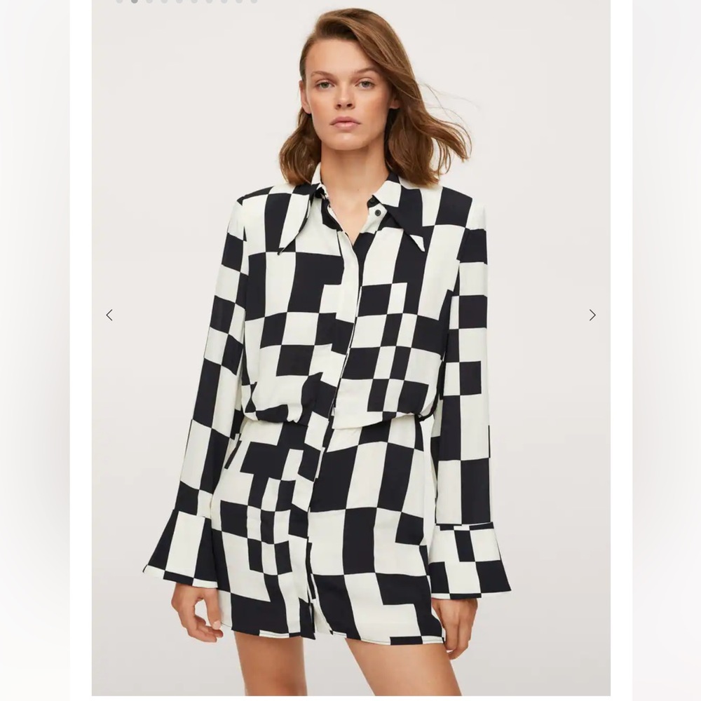 Button shirt dress- Used once